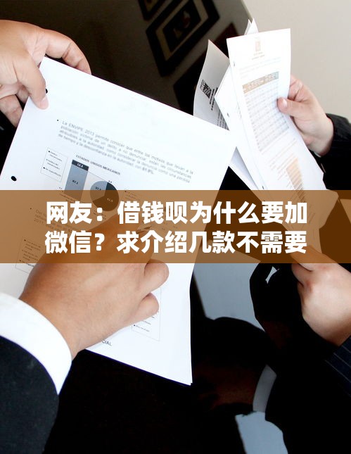 网友：借钱呗为什么要加微信？求介绍几款不需要审核的贷款平台