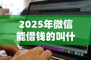 2025年微信能借钱的叫什么软件，试试这五个无视征信黑白100%秒下网贷平台