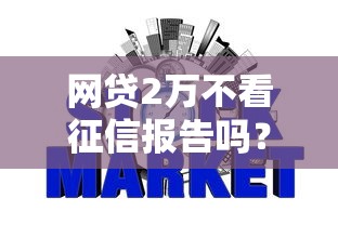 网贷2万不看征信报告吗？这6个网贷都平台值得一试
