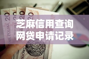 芝麻信用查询网贷申请记录？这5个大学生小额贷款平台值得一试