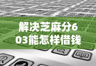 解决芝麻分603能怎样借钱的7个有车在平台好贷款分享