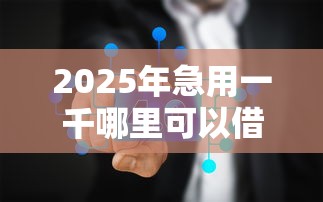 2025年急用一千哪里可以借：罗列五个网贷平台大全