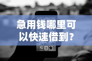 急用钱哪里可以快速借到？十大无视黑白的网贷软件推荐