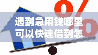 遇到急用钱哪里可以快速借到怎么办？或可尝试这8个还有借款平台可以借钱