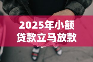 2025年小额贷款立马放款可靠吗？看看这5个征信花了能网贷的平台