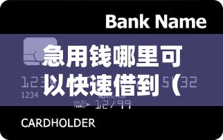 急用钱哪里可以快速借到（最新发布！）7个阿里巴巴贷款平台