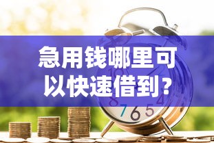 急用钱哪里可以快速借到？5个支持下款到微信的贷款推广平台