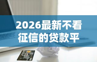 2026最新不看征信的贷款平台，总结十个78岁能借款的平台！