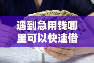 遇到急用钱哪里可以快速借到怎么办？或可尝试这5个不看征信负债的网贷百分百下款软件