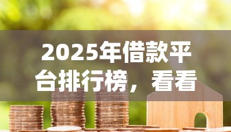 2025年借款平台排行榜，看看这5个网贷代理平台