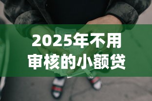 2025年不用审核的小额贷款app：梳理五个黑户网贷黑名单急需一万平台能下款