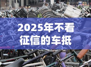 2025年不看征信的车抵招商，整理五个无视黑白户的下款口子