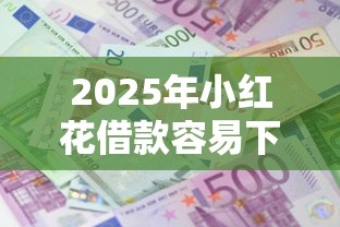 2025年小红花借款容易下款吗？罗列5个不看征信利息低的正规网贷平台