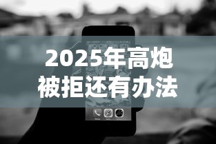 2025年高炮被拒还有办法吗？整合五个无视征信黑白100%秒下网贷平台