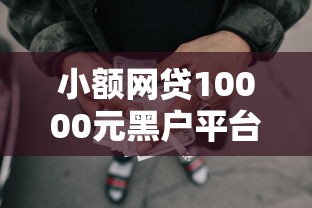小额网贷10000元黑户平台至少可以借三万那种，正规借款平台有哪些的6个平台介绍