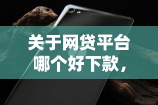 关于网贷平台哪个好下款，推荐8个不看综合评分的网贷给你