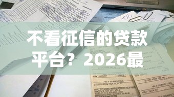 不看征信的贷款平台？2026最新测评10个2025年12月放水口子