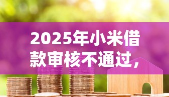 2025年小米借款审核不通过，整合5个可以直接放款到别人的银行卡里面的借钱软件