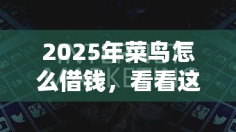 2025年菜鸟怎么借钱，看看这五个平台黑户可以下款的那种