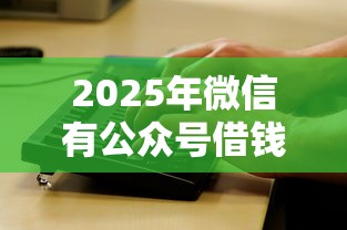 2025年微信有公众号借钱功能吗，整合5个黑征信口子