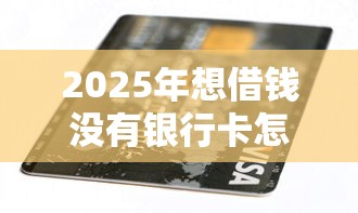 2025年想借钱没有银行卡怎么办，罗列5个黑户口子2025