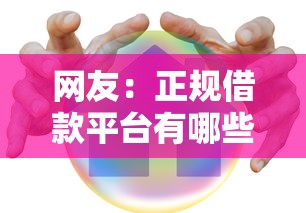 网友：正规借款平台有哪些？求介绍几款贷款平台哪家好