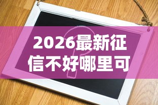 2026最新征信不好哪里可以借钱（支持支付宝），8个年纪65能贷款的平台无私分享