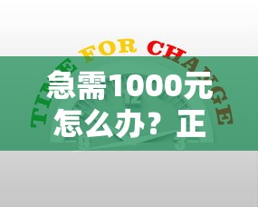 急需1000元怎么办？正规借款平台有哪些试试这6个无门槛平台