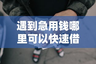 遇到急用钱哪里可以快速借到怎么办？或可尝试这5个网贷容易下款18岁的软件