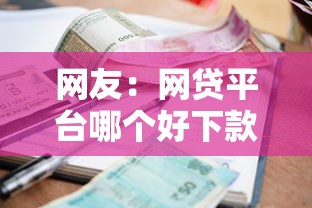 网友：网贷平台哪个好下款？求介绍几款贷款平台利息低好通过