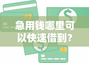 急用钱哪里可以快速借到？这5个贷款平台好贷值得一试