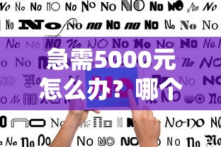 急需5000元怎么办？哪个平台借钱最容易通过试试这5个无门槛平台