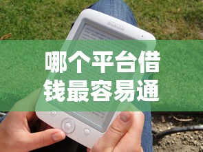 哪个平台借钱最容易通过就选这5个1000元平台借钱快