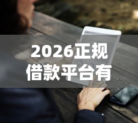 2026正规借款平台有哪些，差8千元就选这7个平台