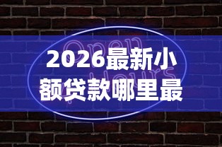 2026最新小额贷款哪里最可靠（支持支付宝），8个必下的小额贷款app无私分享