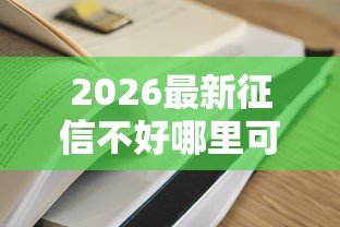 2026最新征信不好哪里可以借钱，总结十个比较容易过的贷款平台！