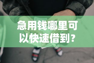 急用钱哪里可以快速借到？盘点最新5个网贷平台怎么推广