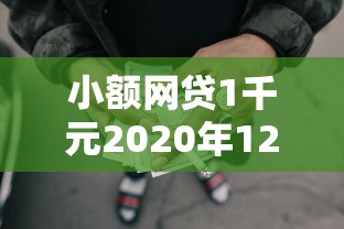 小额网贷1千元2020年12月容易下款的口子，小额贷款哪里最可靠的8个平台介绍