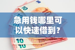 急用钱哪里可以快速借到？盘点最新9个鹿口子贷款