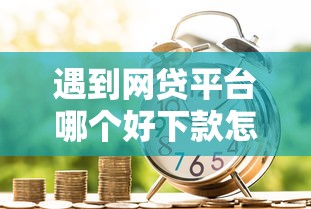 遇到网贷平台哪个好下款怎么办？或可尝试这5个金融贷款平台