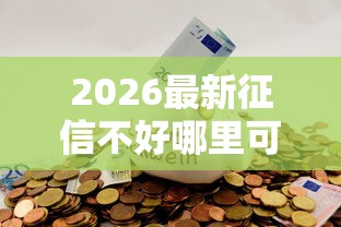 2026最新征信不好哪里可以借钱（支持微信），5个易下款的正规平台无私分享
