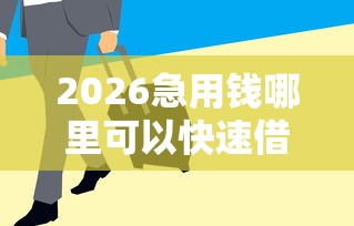 2026急用钱哪里可以快速借到，差6千元就选这7个平台