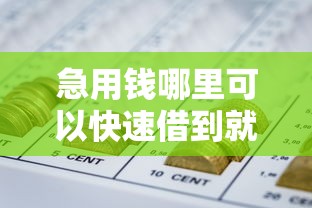 急用钱哪里可以快速借到就选这7个10000元网贷代理平台