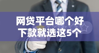 网贷平台哪个好下款就选这5个3000元多个平台被拒还可借钱的软件