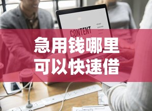 急用钱哪里可以快速借到？这9个好下款的网贷口子2025值得一试