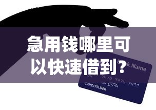 急用钱哪里可以快速借到?网友亲测6个比较好的小额贷款app盘点 急用钱哪里可以快速借到?网友亲测6个比较好的小额贷款app盘点
