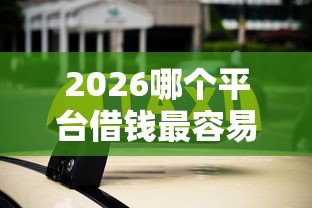 2026哪个平台借钱最容易通过，差4000元就选这7个平台
