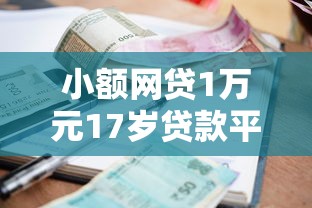 小额网贷1万元17岁贷款平台，小额贷款哪里最可靠的5个平台介绍