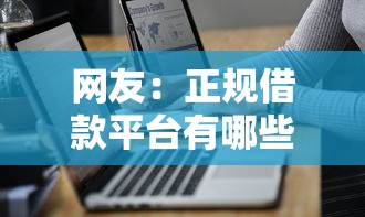网友：正规借款平台有哪些？求介绍几款不查大数据的网贷口子