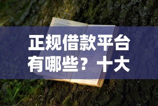 正规借款平台有哪些？十大苏州黑户贷款5万的平台推荐